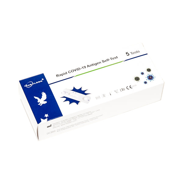 Healgen Lateral Flow Covid Self-Tests Pack Of 5 Tests